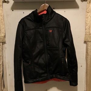 Cinch Concealed Carry Black Jacket with Hot Pink Trim Size Medium